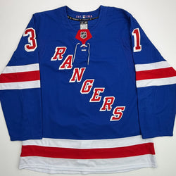 Autographed/Signed Igor Shesterkin New York Rangers Blue Authentic Hockey Jersey Fanatics COA