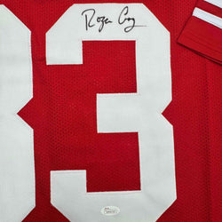 Autographed/Signed Roger Craig San Francisco Red Football Jersey JSA COA