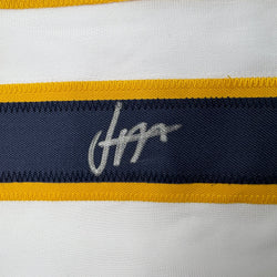 Autographed/Signed Jesus Made Milwaukee White Baseball Jersey JSA COA