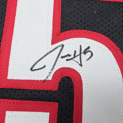 Autographed/Signed Jrue Holiday Portland Black Basketball Jersey Beckett BAS COA