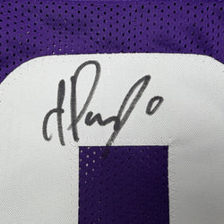 Autographed/Signed Ivan Pace Jr. Minnesota Purple Football Jersey Beckett BAS COA