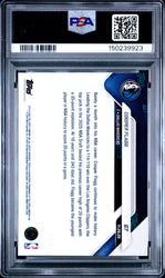 Graded 2025 Topps Now Cooper Flagg #67 Orange Foil /25 Rookie RC Basketball Card PSA 9 Mint