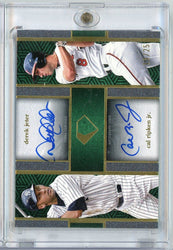 2024 Topps Diamond Icons Derek Jeter Cal Ripken Jr #IDAJRC /25 Iconic Dual Autograph Baseball Card