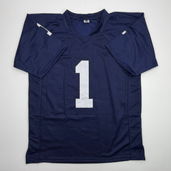 Autographed/Signed Jaylen Reed Penn State Blue College Football Jersey JSA COA