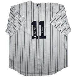 Autographed/Signed Anthony Volpe New York Yankees Pinstripe Authentic Baseball Jersey Fanatics & MLB COA