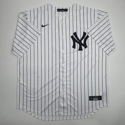 Autographed/Signed Anthony Volpe New York Yankees Pinstripe Authentic Baseball Jersey Fanatics & MLB COA