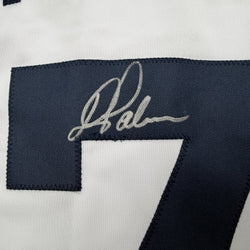 Autographed/Signed Dean Palmer Detroit White Baseball Jersey Beckett BAS COA