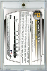 2025 Bowman Chrome Konnor Griffin #BDC102 /75 Yellow Geometric Rookie RC Baseball Card