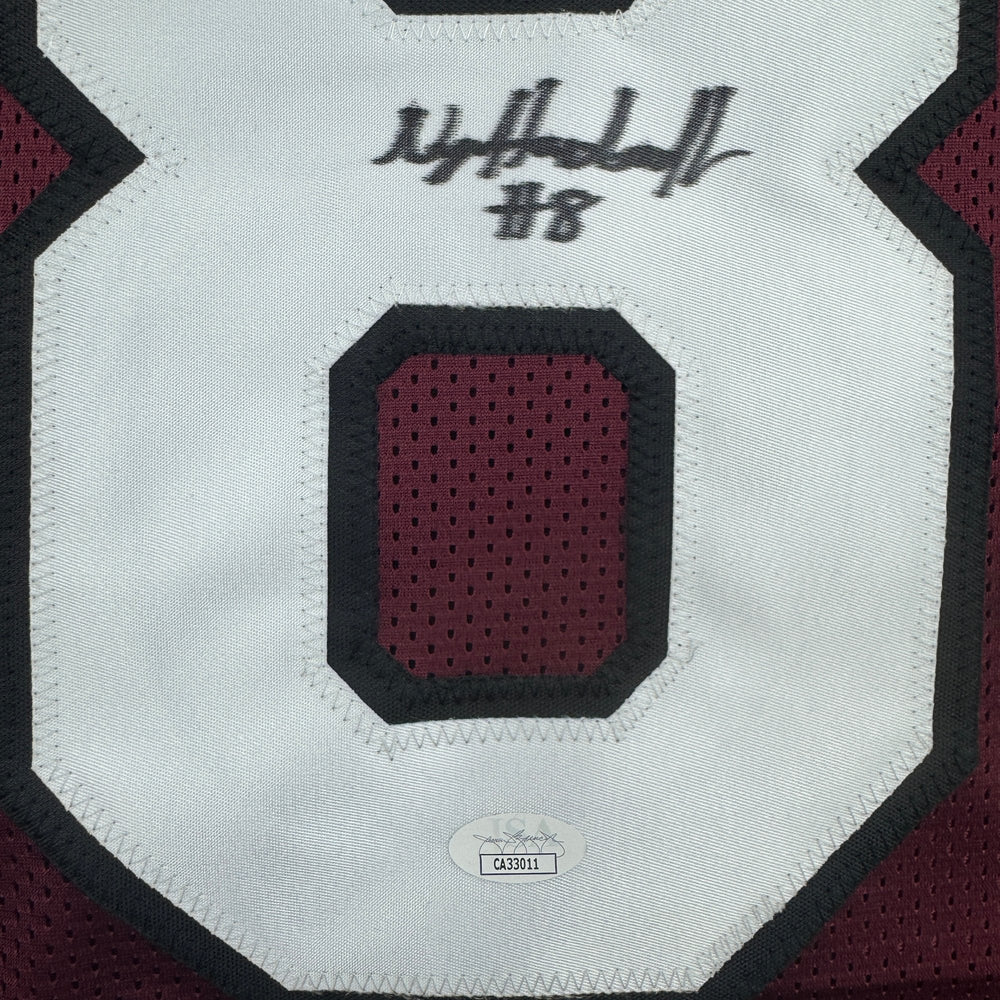 Autographed/Signed Nyck Harbor South Carolina Maroon College Football Jersey JSA COA