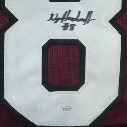 Autographed/Signed Nyck Harbor South Carolina Maroon College Football Jersey JSA COA