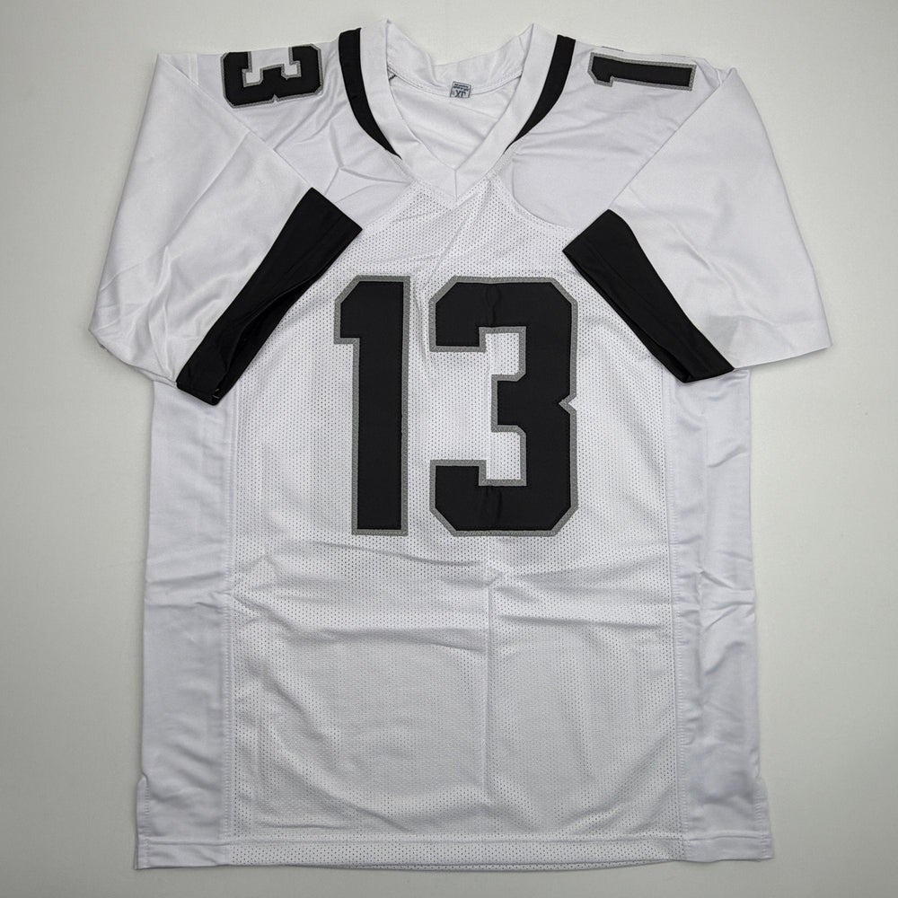 Autographed/Signed Christian Kirk Jacksonville White Football Jersey Beckett BAS COA