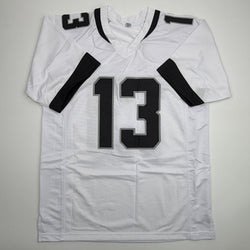 Autographed/Signed Christian Kirk Jacksonville White Football Jersey Beckett BAS COA