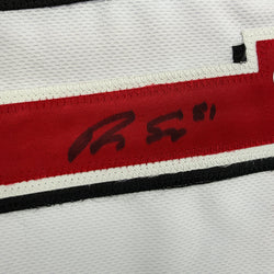 Autographed/Signed Brady Singer Cincinnati White Baseball Jersey Beckett BAS COA