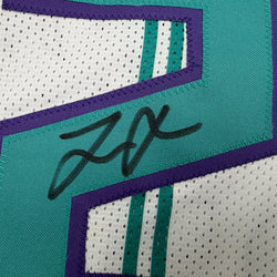 Autographed/Signed Tre Mann Charlotte White Basketball Jersey Beckett BAS COA