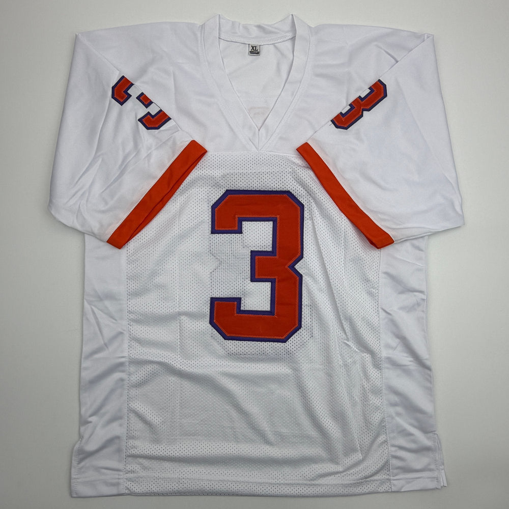 Autographed/Signed Amari Rodgers Clemson White College Football Jersey JSA COA