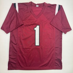 Autographed/Signed Alshon Jeffery South Carolina Maroon College Football Jersey Beckett BAS COA