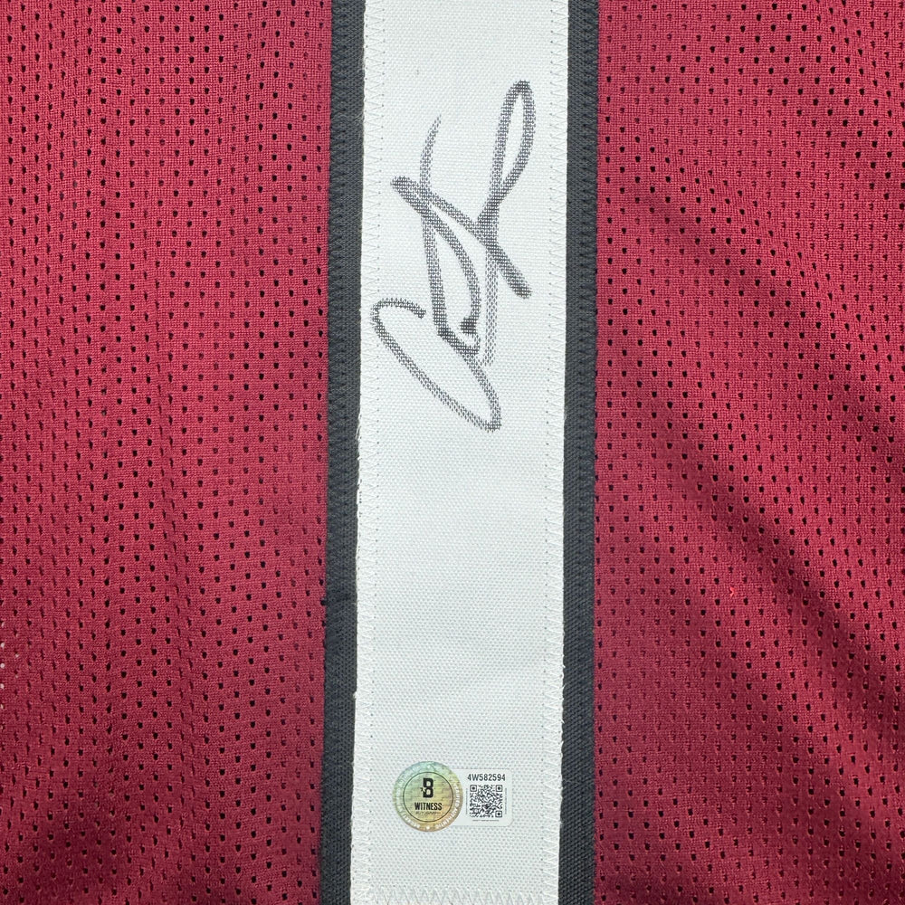 Autographed/Signed Alshon Jeffery South Carolina Maroon College Football Jersey Beckett BAS COA