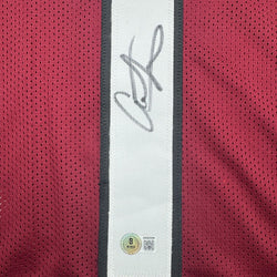 Autographed/Signed Alshon Jeffery South Carolina Maroon College Football Jersey Beckett BAS COA