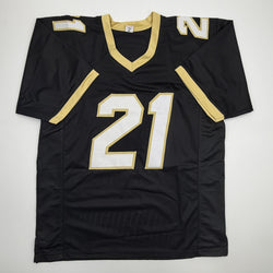 Autographed/Signed Deion Sanders Coach Prime Colorado Black College Football Jersey Beckett BAS COA