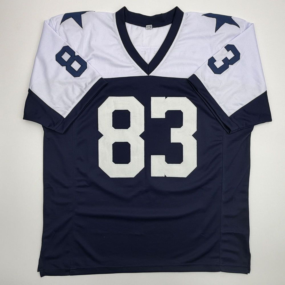 Autographed/Signed Anthony Miller Dallas Thanksgiving Day Football Jersey JSA COA