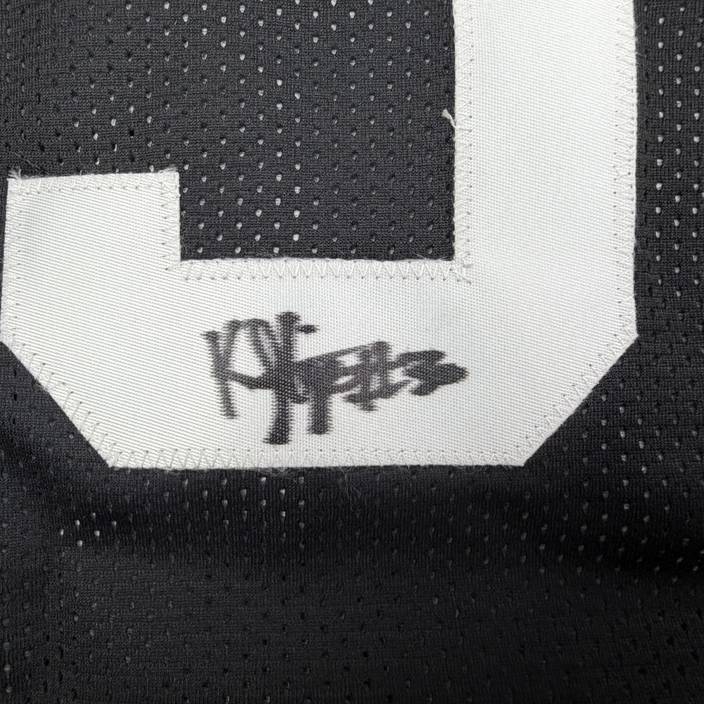 Autographed/Signed Kyle Filipowski Utah Black Basketball Jersey Beckett BAS COA