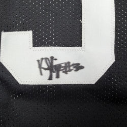 Autographed/Signed Kyle Filipowski Utah Black Basketball Jersey Beckett BAS COA