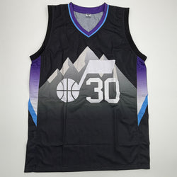 Autographed/Signed Kyle Filipowski Utah Black Basketball Jersey Beckett BAS COA