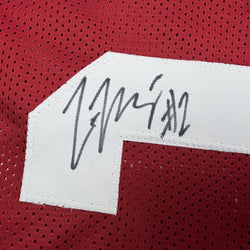 Autographed/Signed Zabien Brown Alabama Red College Football Jersey JSA COA