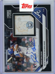 2025 Topps Now Drake Baldwin #OS1B Black Relic Auto /10 2025 NL Rookie of the Year Award Winner Atlanta Braves Rookie RC Baseball Card