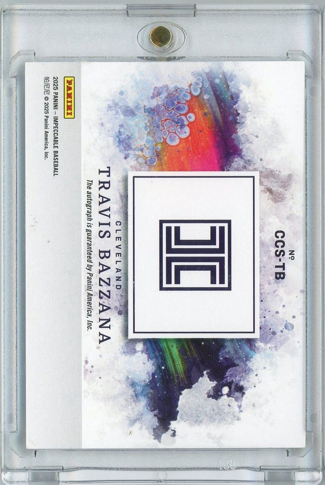 2025 Panini Impeccable Travis Bazzana #CCSTB /99 Canvas Creations Auto Rookie RC Baseball Card