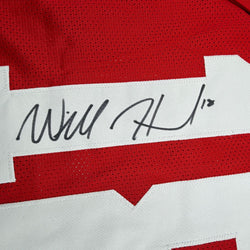 Autographed/Signed Will Howard Ohio State Red College Football Jersey JSA COA