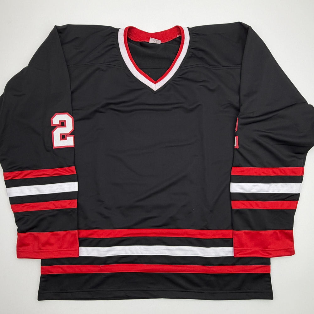 Autographed/Signed Duncan Keith Chicago Black Hockey Jersey Beckett BAS COA