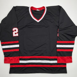 Autographed/Signed Duncan Keith Chicago Black Hockey Jersey Beckett BAS COA
