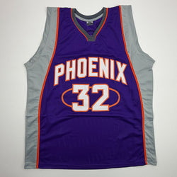 Autographed/Signed Shaquille Shaq O'Neal Phoenix Purple Basketball Jersey Beckett BAS COA