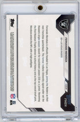2026 Topps Now Fernando Mendoza #FMEN Gold Foil /50 Raiders 1st Overall 2026 NFL Draft Selection Las Vegas Raiders Rookie RC Football Card