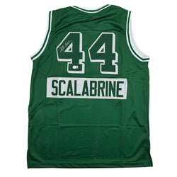 Autographed/Signed Brian Scalabrine Boston Green City Edition Basketball Jersey Beckett BAS COA