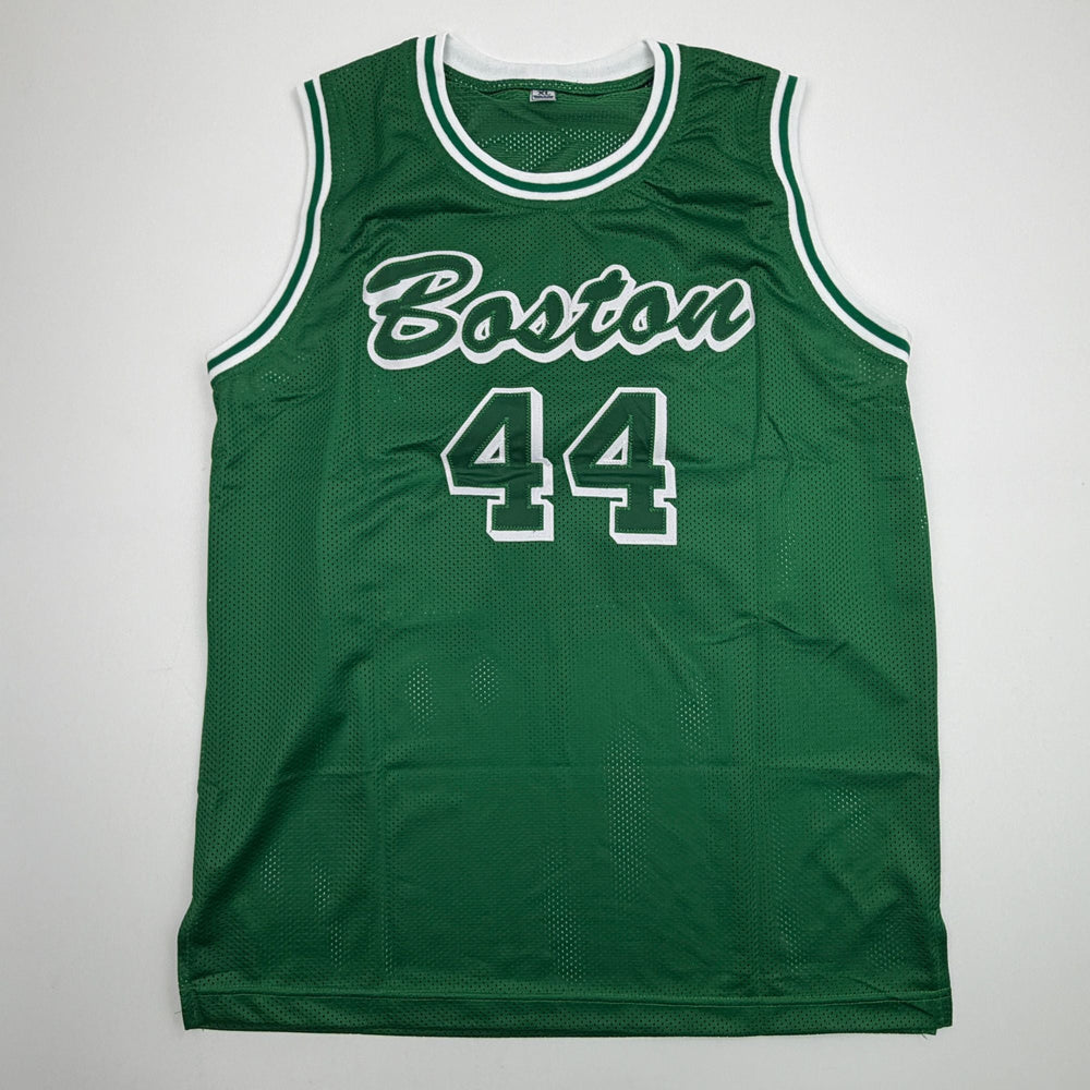 Autographed/Signed Brian Scalabrine Boston Green City Edition Basketball Jersey Beckett BAS COA
