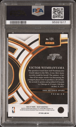 Graded 2023 Panini Select Victor Wembanyama #121 Tectonic Rookie RC Basketball Card PSA 10 Gem Mint