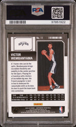 Graded 2023 Panini Contenders Victor Wembanyama #11 Retail Rookie RC Basketball Card PSA 10 Gem Mint