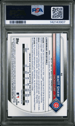 Graded 2025 Topps Bowman Chrome Matt Shaw #46 Green Wave /99 Rookie RC Baseball Card PSA 10 Gem Mint