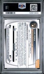 Graded 2025 Topps Bowman Luis Pena #BCP38 Chrome Prospects Rookie RC Baseball Card PSA 10 Gem Mint