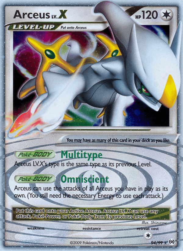 Arceus LV.X (94/99) [Platinum: Arceus] (Online Only)