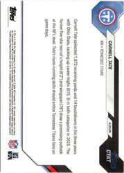 2026 Topps Now Carnell Tate #CTAT Orange Foil /25 Titans 4th Overall 2026 NFL Draft Selection Tennessee Titans Rookie RC Football Card
