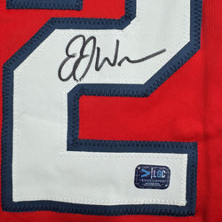Autographed/Signed J.J. JJ Wetherholt St. Louis Red Baseball Jersey LCG Prova COA