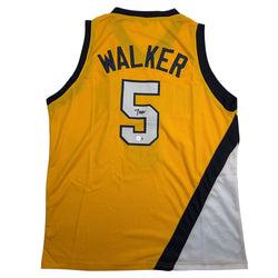 Autographed/Signed Jarace Walker Indiana Yellow Basketball Jersey Beckett BAS COA
