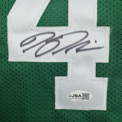 Autographed/Signed Kendrick Perkins Boston Green Basketball Jersey JSA COA