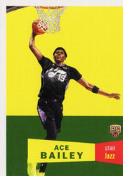 2025 Topps Living Ace Bailey #28 Yellow Background Utah Jazz Rookie RC Basketball Card