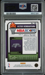 Graded 2023 Panini NBA Haunted Hoops Victor Wembanyama #108 Orange Rookie RC Basketball Card PSA 10 Gem Mint