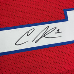 Autographed/Signed Curtis Samuel Buffalo Red Football Jersey Beckett BAS COA