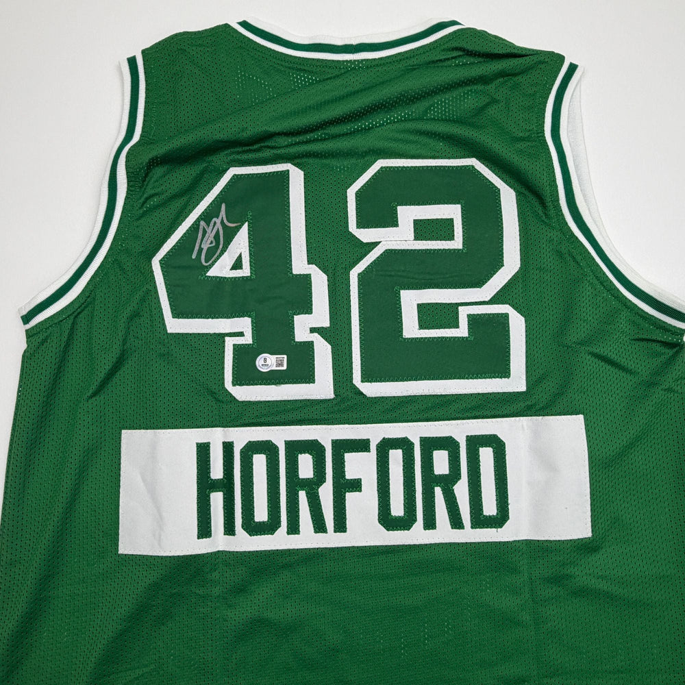 Autographed/Signed Al Horford Boston Green City Edition Basketball Jersey Beckett BAS COA